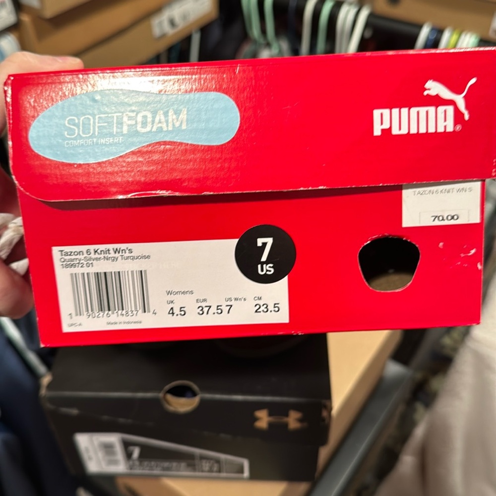 Puma women’s size 7 Tazon knit
